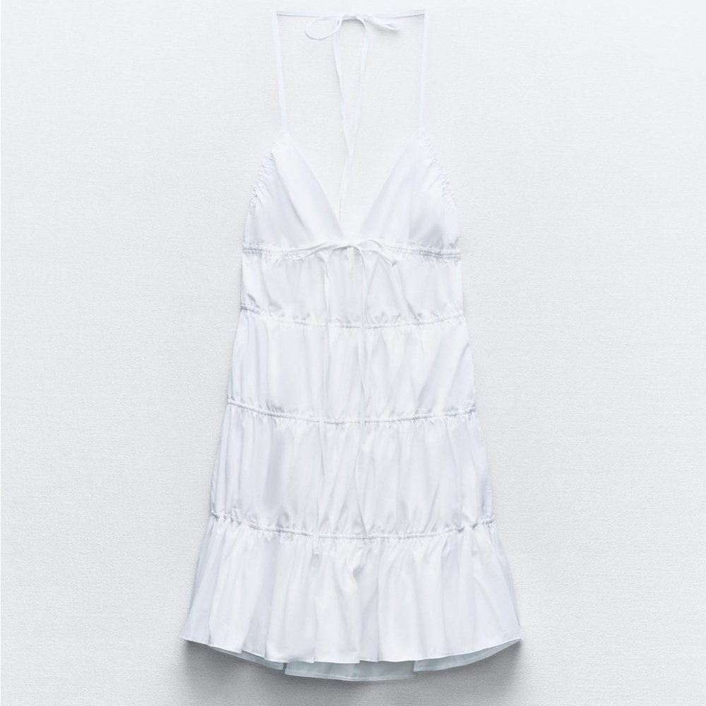 NWT Zara mini halter dress